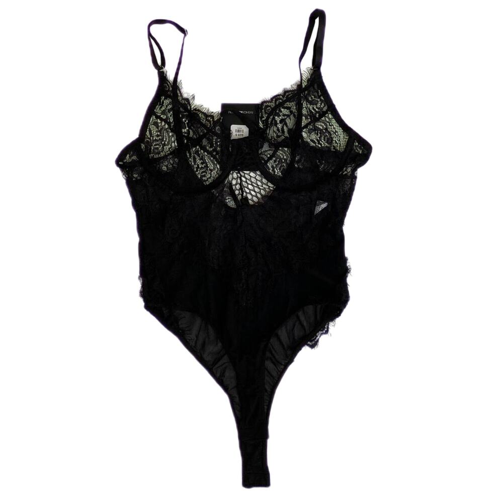 lace detailed body suit